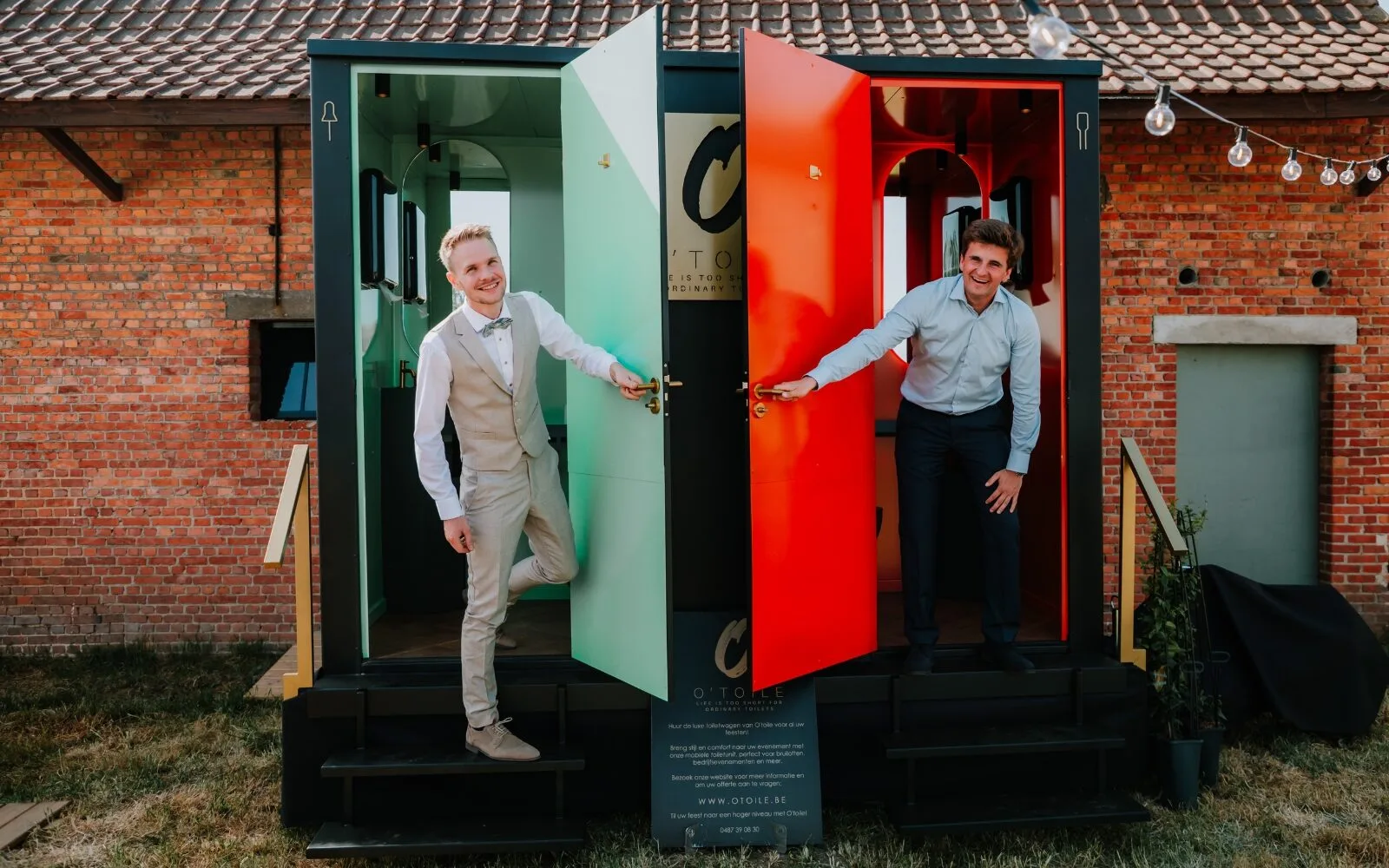 sanitair huren voor tuinfeest