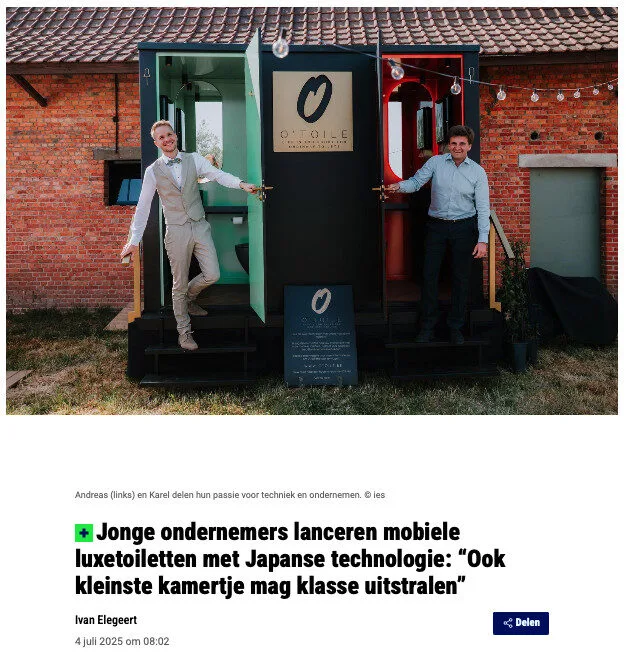 Het Nieuwsblad brengt het verhaal van O’toile